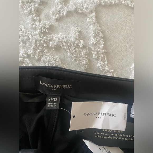 Banana Republic Slim Vegan Leather Pant - Picture 9 of 13